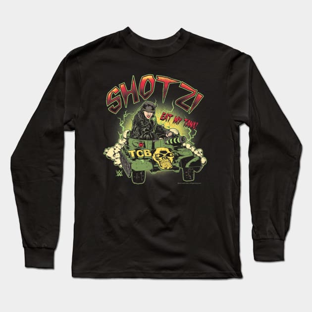 Shotzi Blackheart Eat My Tank Cartoon Long Sleeve T-Shirt by Holman